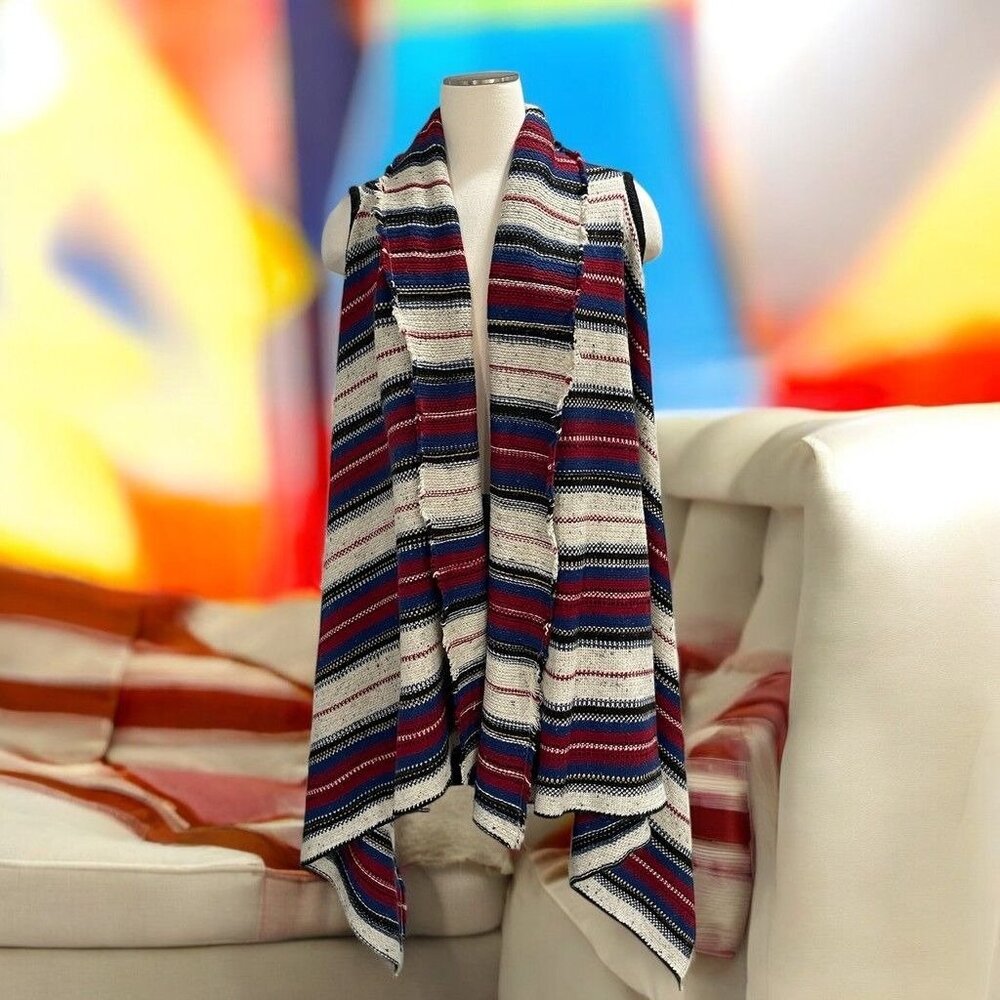 Sam Edelman Prairie Dreamer Knit Vest‎ Boho Western Festival Southwestern M NWT